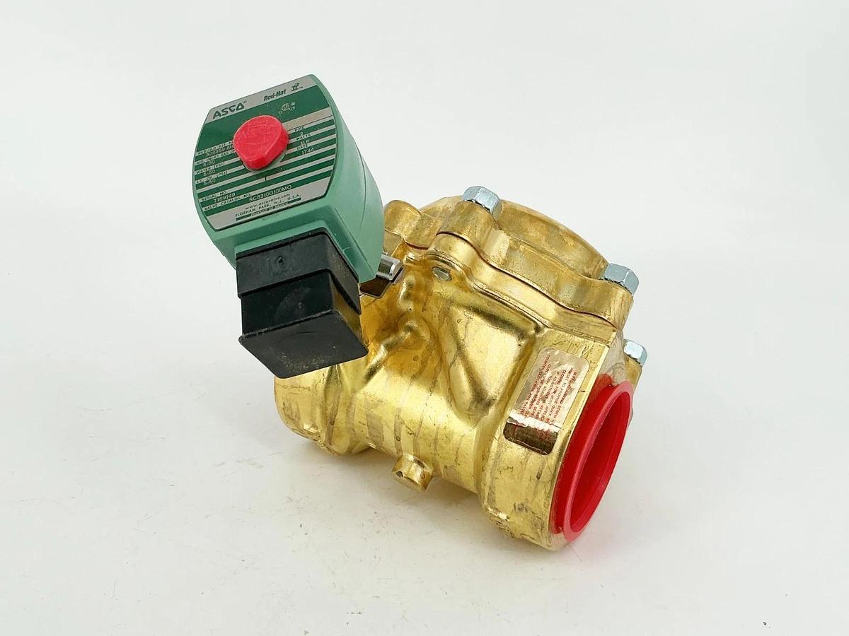 New Asco SC8210G100MO 24VDC Solenoid Coil 50PSI 2" Pipe 2W