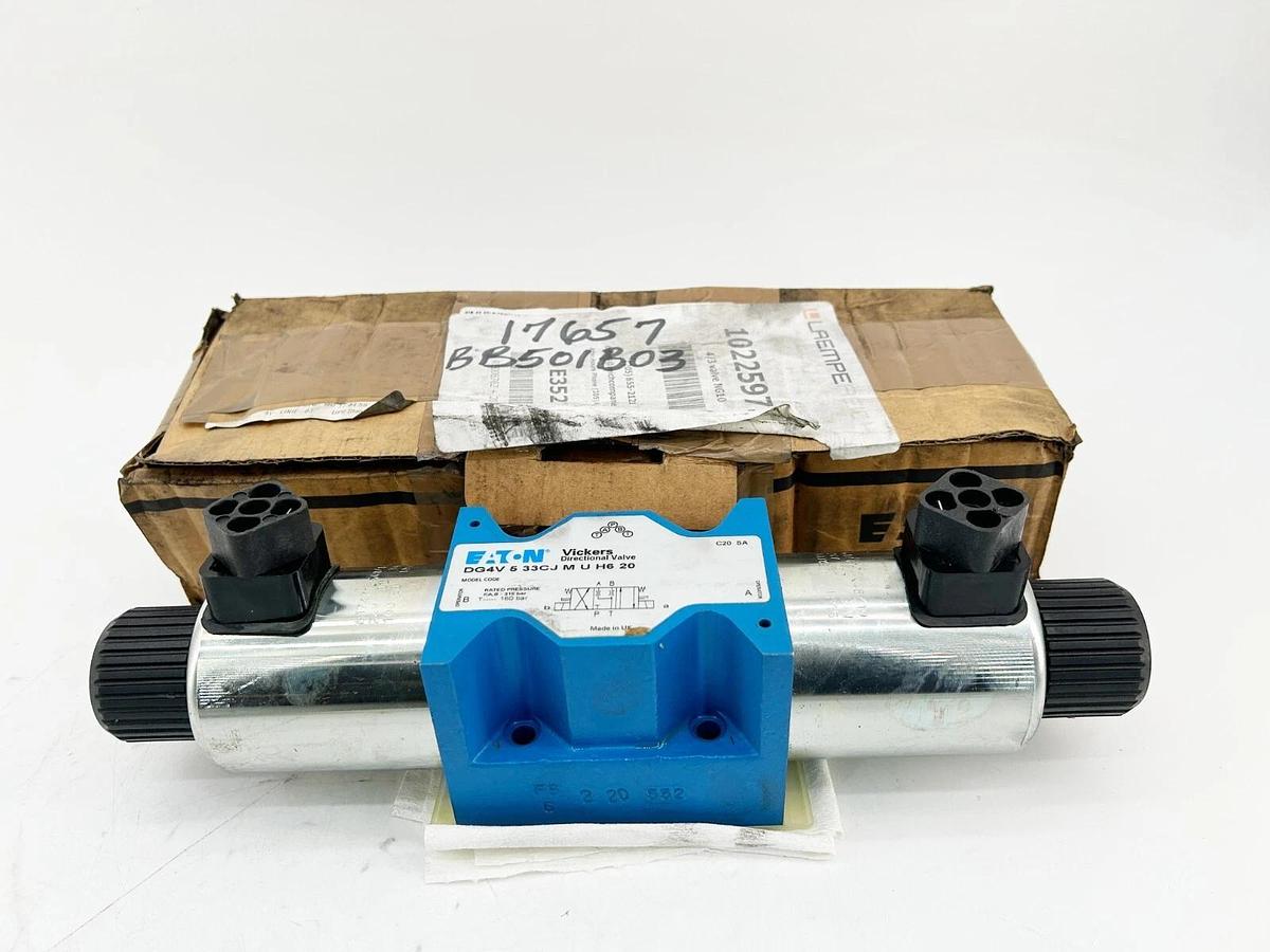 New Eaton Vickers DG4V 5 33CJ M U H6 20 Directional Solenoid Valve 24VDC