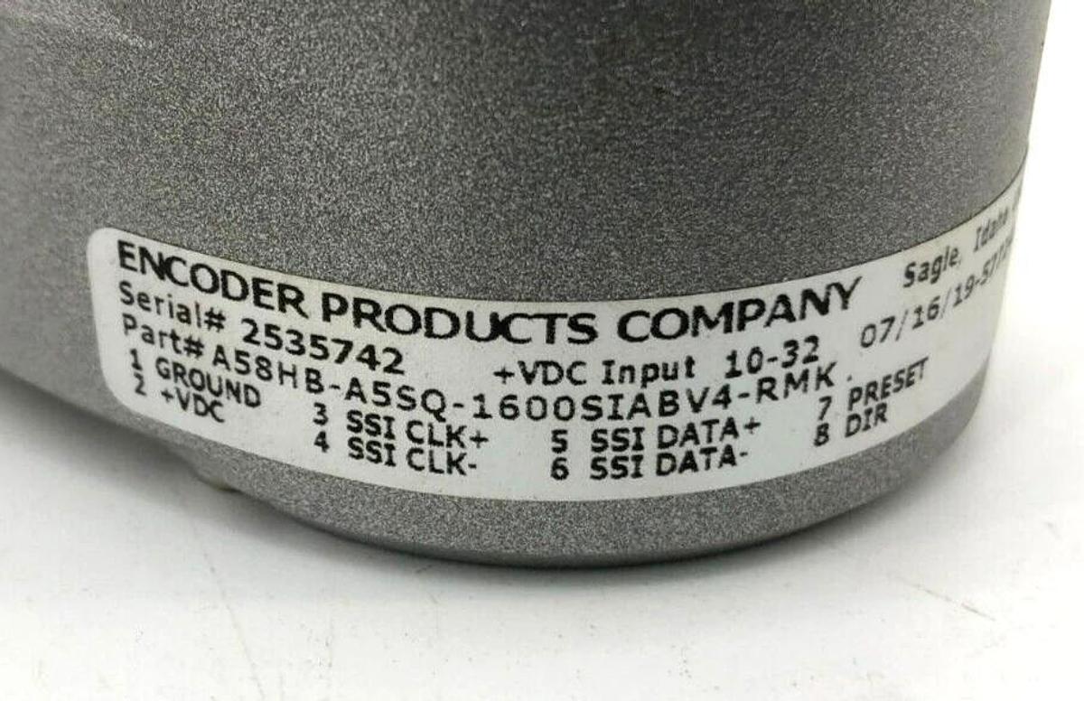 New Encoder Products A58HB-A5SQ-1600SIABV4-RMK Multi-Turn Absolute Encoder