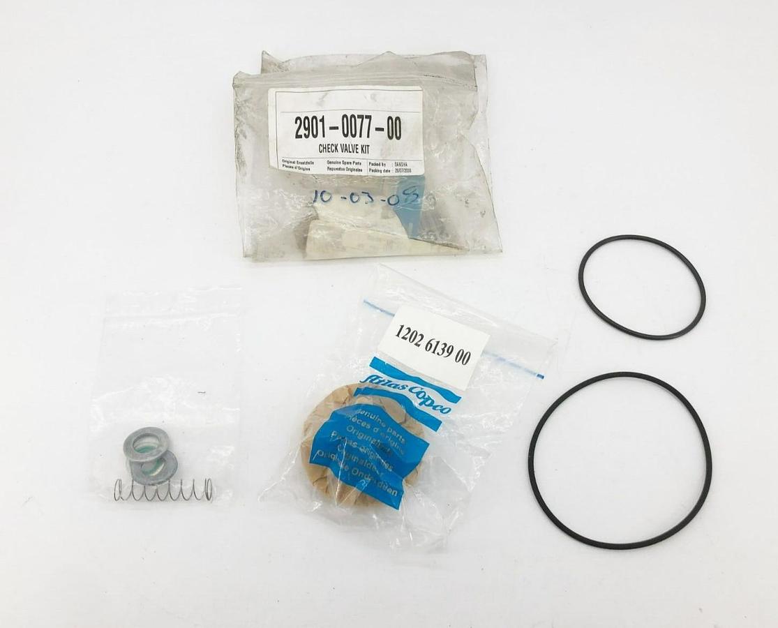 New Atlas Copco 2901-0077-00 Check Valve Kit
