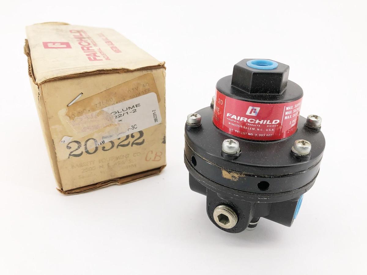 New Fairchild 20522 Volume Booster Model 20 250psig