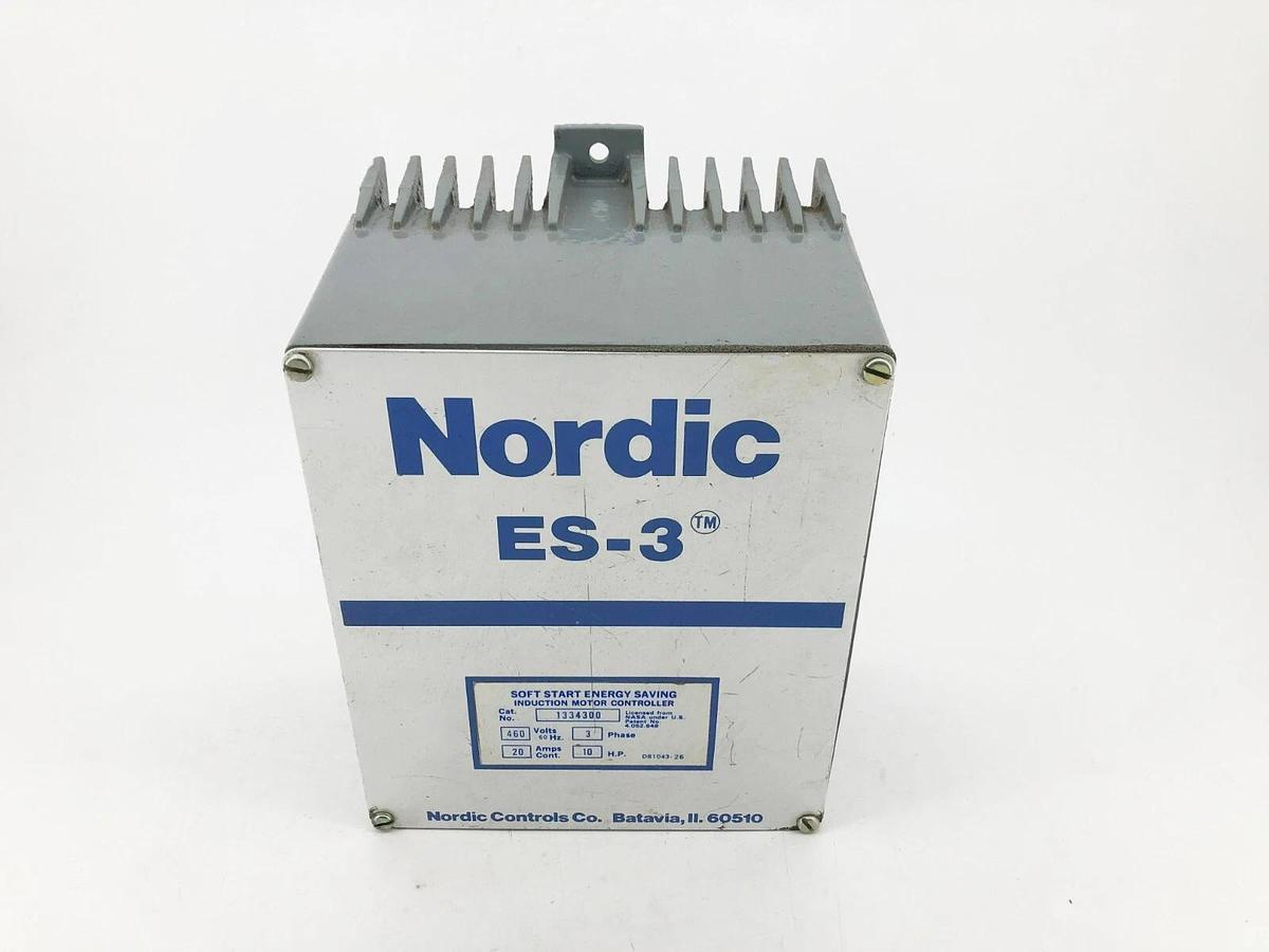 Used Nordic ES-3 Reduced Voltage Soft Start Induction Controller 460V 20A 1334300
