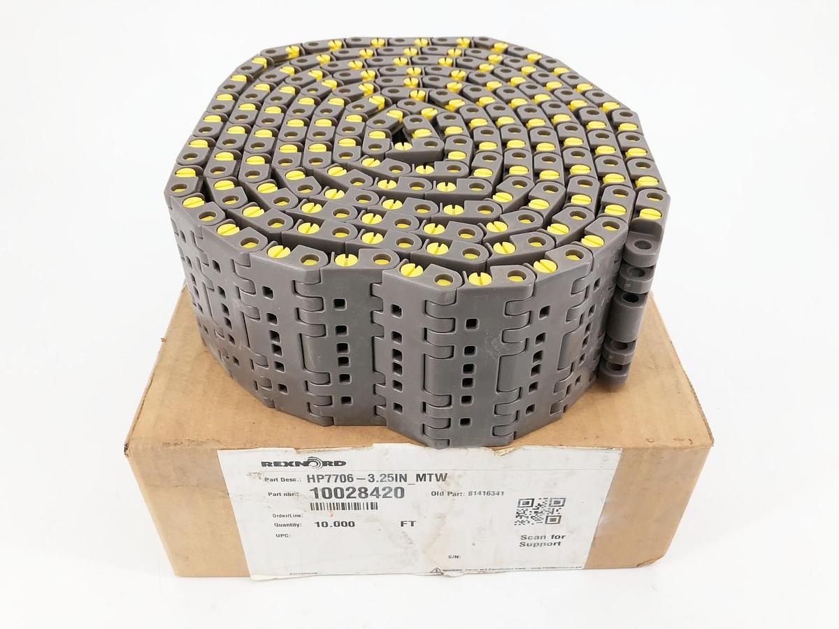 New Rexnord HP7706-3.25IN-MTW MatTop Chain 10028420 81416341 10 FT