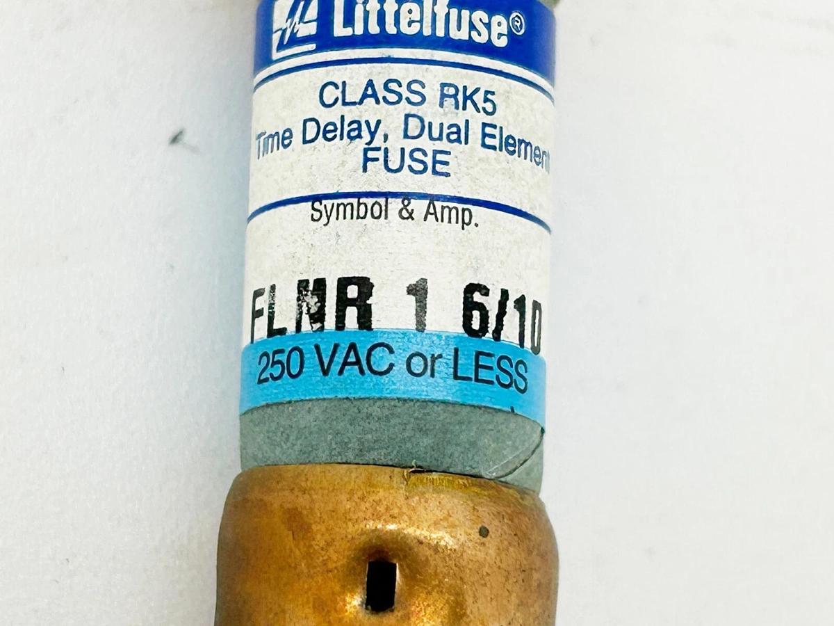 New Lot of 3 Littelfuse FLNR-1-6/10 Time Delay Fuse 1.6A 250V