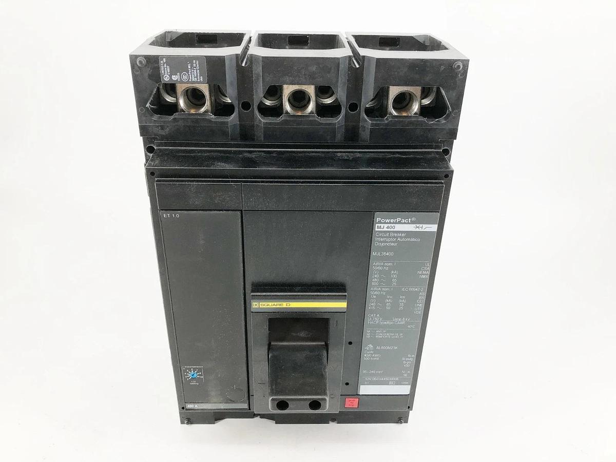 New Square D MJL36400 Circuit Breaker 400A 3P 600V PowerPact MJ 400