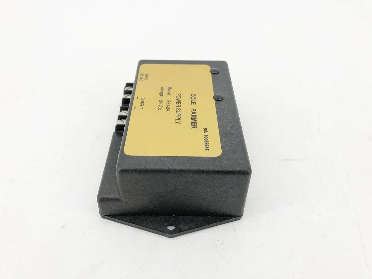 New Cole Parmer PS1-24 Power Supply 120VAC to 24VDC 70mA
