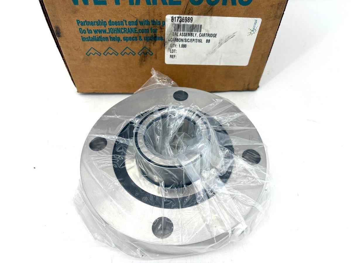 New John Crane Cartridge Seal Assembly 2.125" 4610 Carbon 316L 81736989