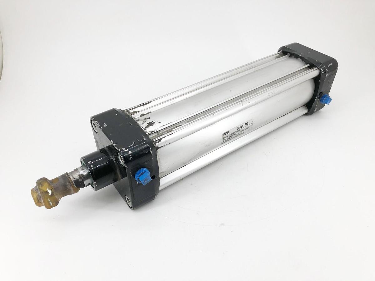 Used Parker P1D4S080MC0250NNNN Cylinder Aluminum Piston 80mm 10 bar