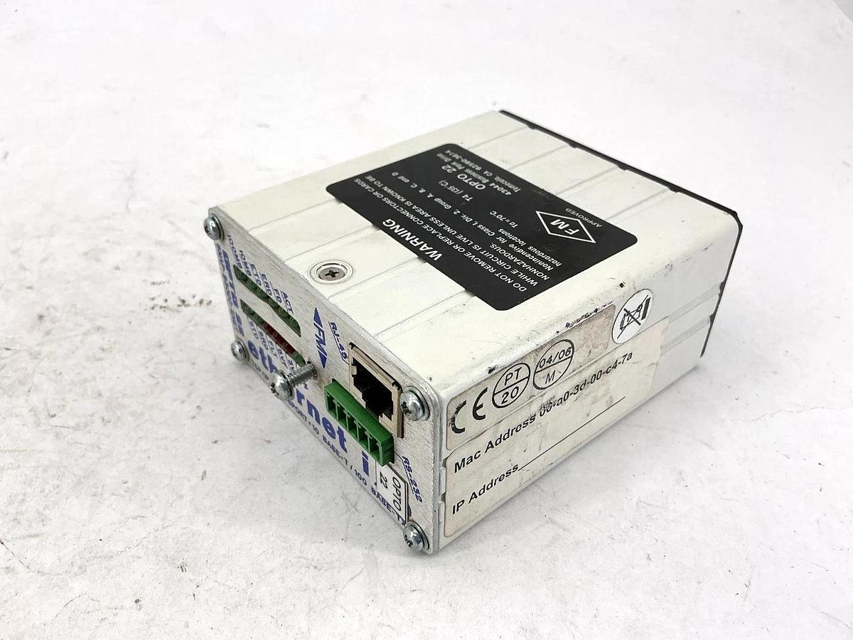 Used OPTO 22 SNAP-B3000-ENET Programmable Controller Ethernet I/O Module