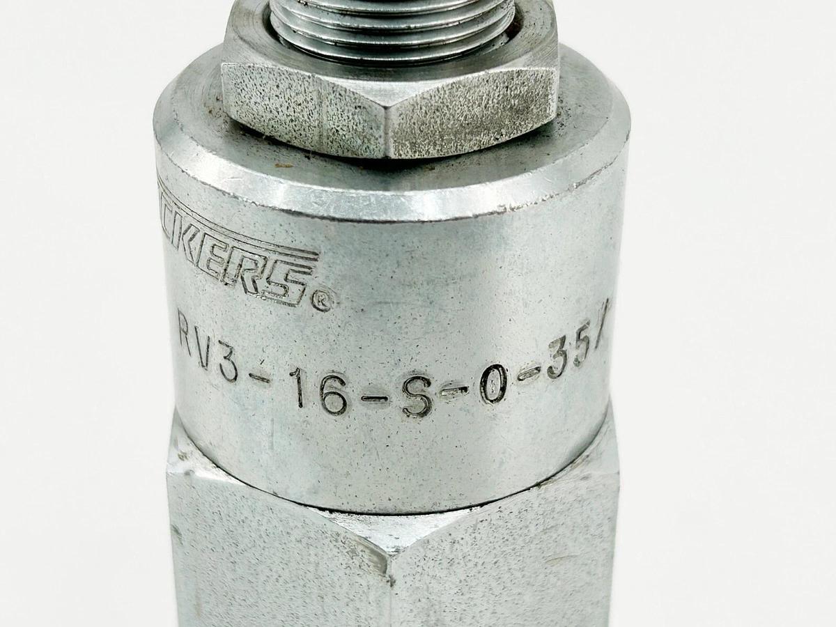 Used Vickers RV3-16-S-0-35/ Relief Valve Direct Acting 3500-5000PSI