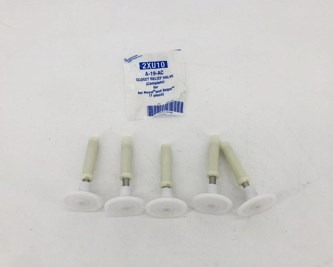 Lot of 5 New Sloan 2XU10 Closet Relief Valves A-19-AC