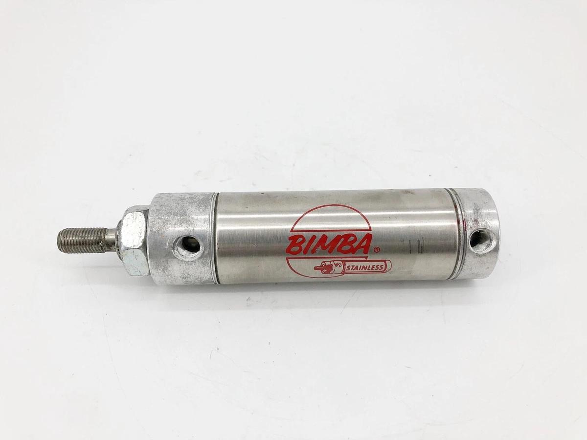 Used Bimba C-172.5-DF Pneumatic Cylinder 1-1/2" Bore 2-1/2" Stroke