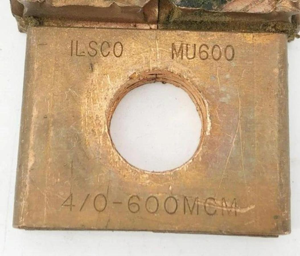 Used Ilsco MU600 Mechanical Lug 4/0-600 KCMIL