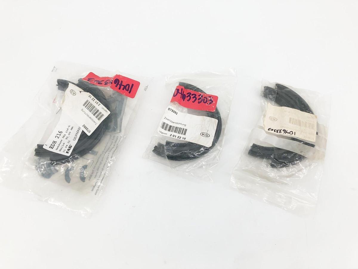 Lot of 3 New FAG EDH216 Double Lip Seals for SES 216-L 80x116.5x13.5mm - No Box