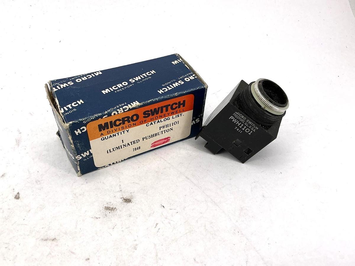New Honeywell PWH1101 Micro Switch Illuminated Pushbutton 120V