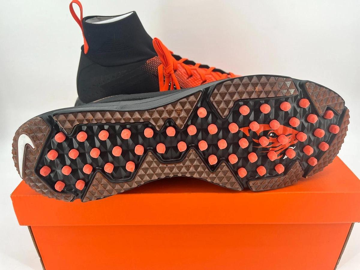 Nike VPR Untouchable SPD TF 2 SMU P Black/Orange Size 16 OSU Beavers Cleats