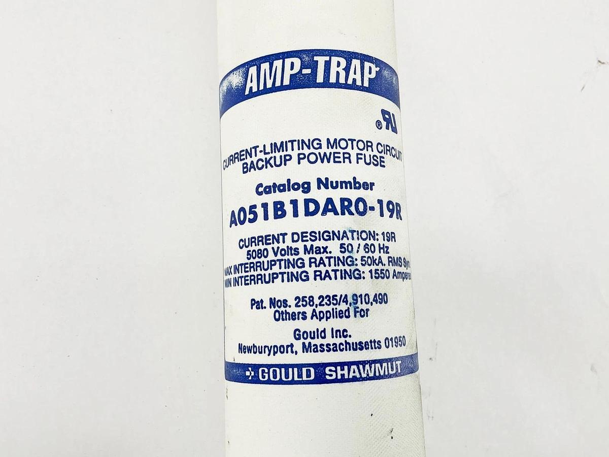 New Gould Shawmut A051B1DARO-19R Amp-Trap Fuse 5.08KV 19RA 5080V 1550A