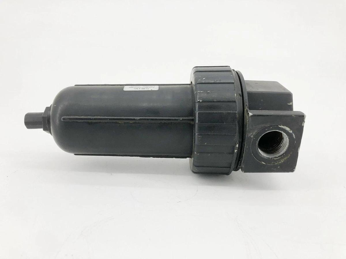 Used Parker 07F32AC Pneumatic Line Filter 1/2" NPT 250psig Max Inlet