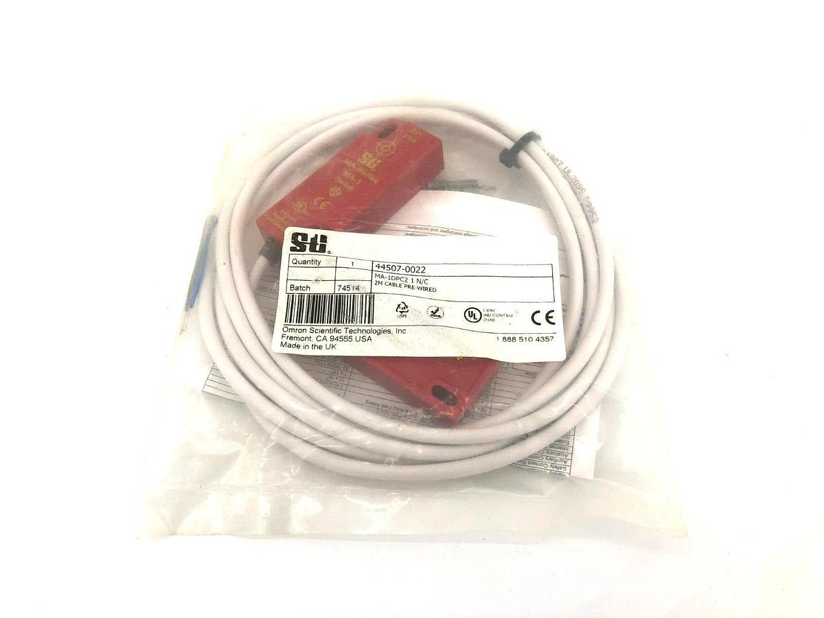 New Omron MA-1DPC2 Magnetic Door Interlock Switch 2M Cable Prewired 44507-0022