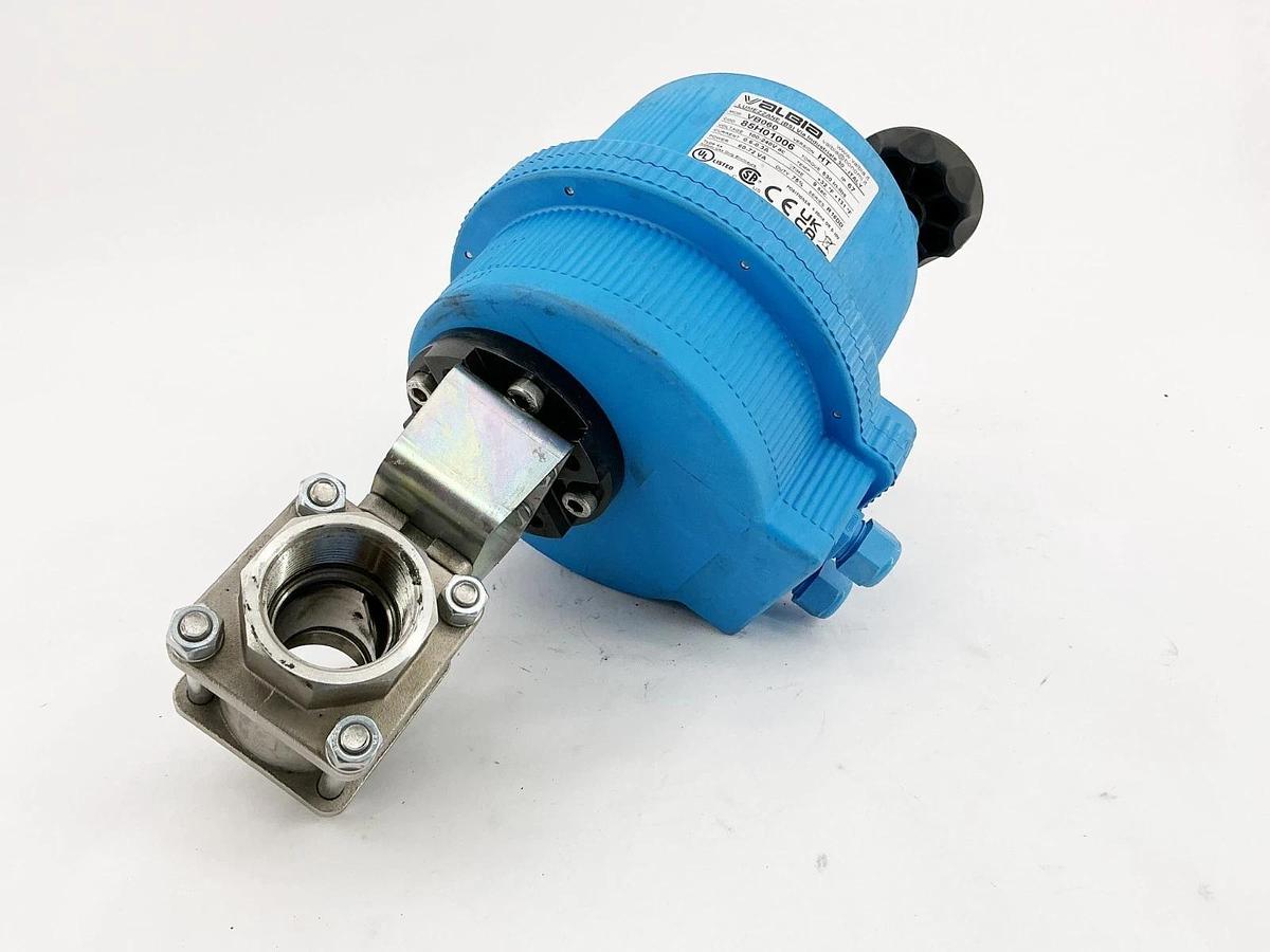 New Valbia VB060 85H01006 Valve Actuator 120/240V w/ 1-1/4" SS Valve - No Box