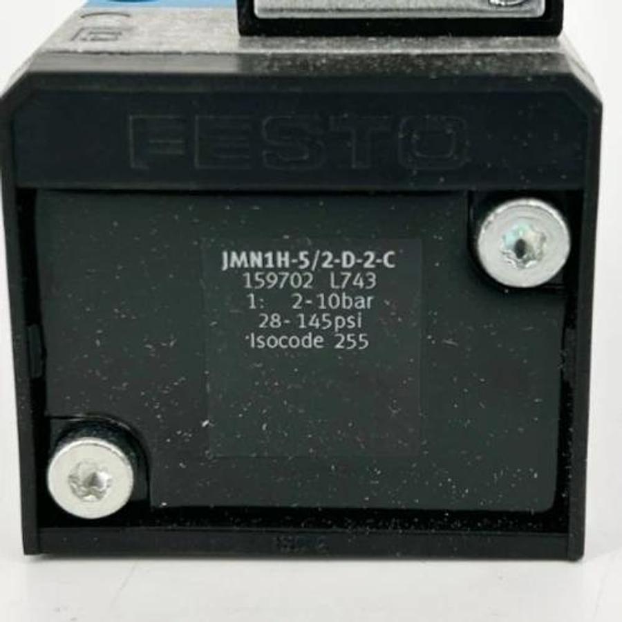 New Festo JMN1H-5/2-D-2-C Solenoid Valve 24VDC 245psi 159702