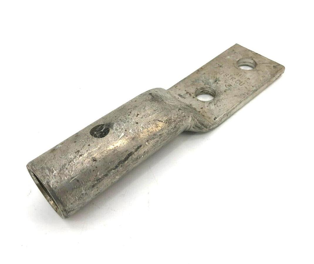 Lot of 2 New 3M Scotchlok 31172 Copper 2-Hole Long Barrel Lugs