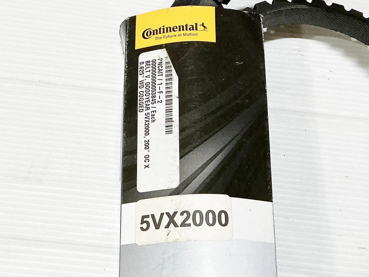 New Continental 5VX2000 VX HY-T Belt 200" Length .62" Width - No Box
