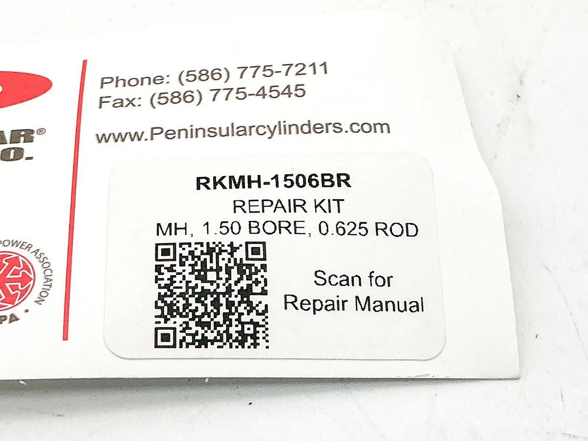 New Peninsular Cylinder RKMH-1506BR Repair Kit MH 1.50Bore 0.625 Rod