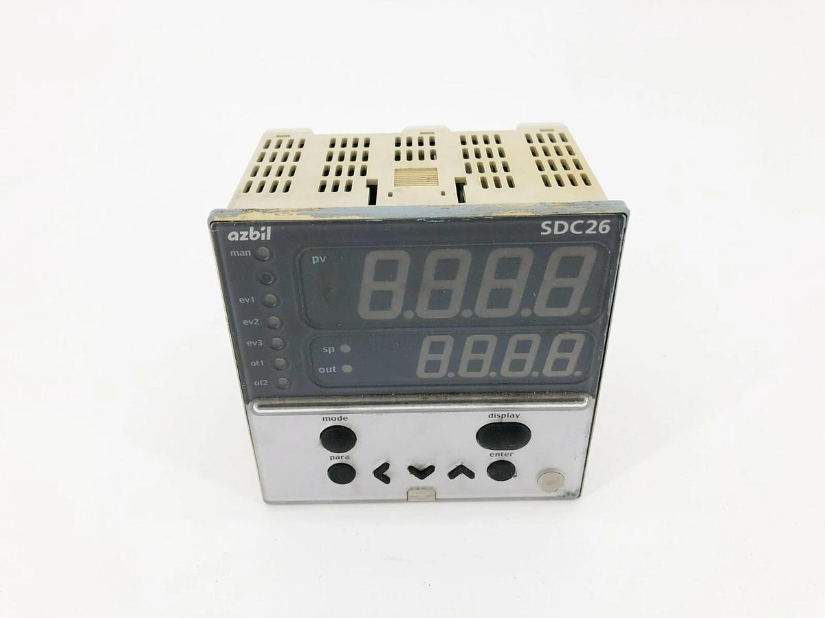 Used Azbil C26TR0UA11Y0 Digital PID Controller C26TR0UA1100 SDC26