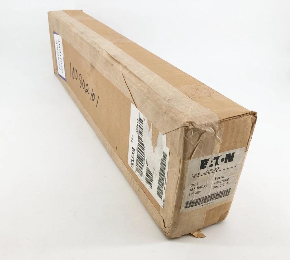 New Eaton 15CLE1-65E Fuse 15.5 kV 65E Amps 439D378G06 Sealed Box