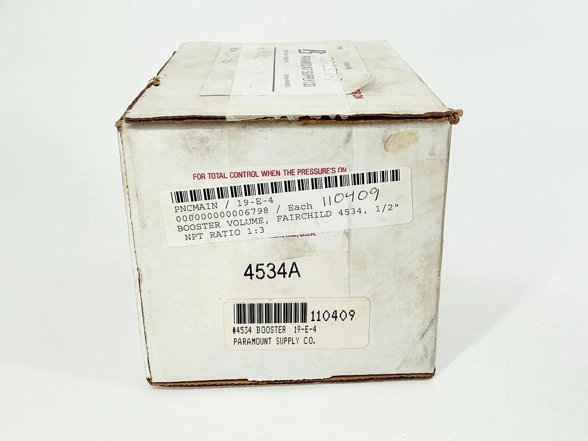 New Fairchild 4534A Volume Booster 250PSI 17Bar 1:3 Ratio