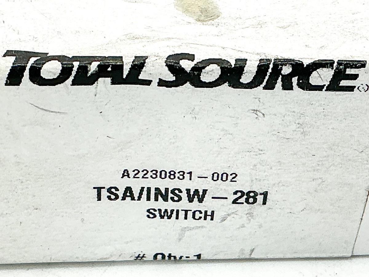 New Lot of 4 Total Source TSA/INSW-281 Switch