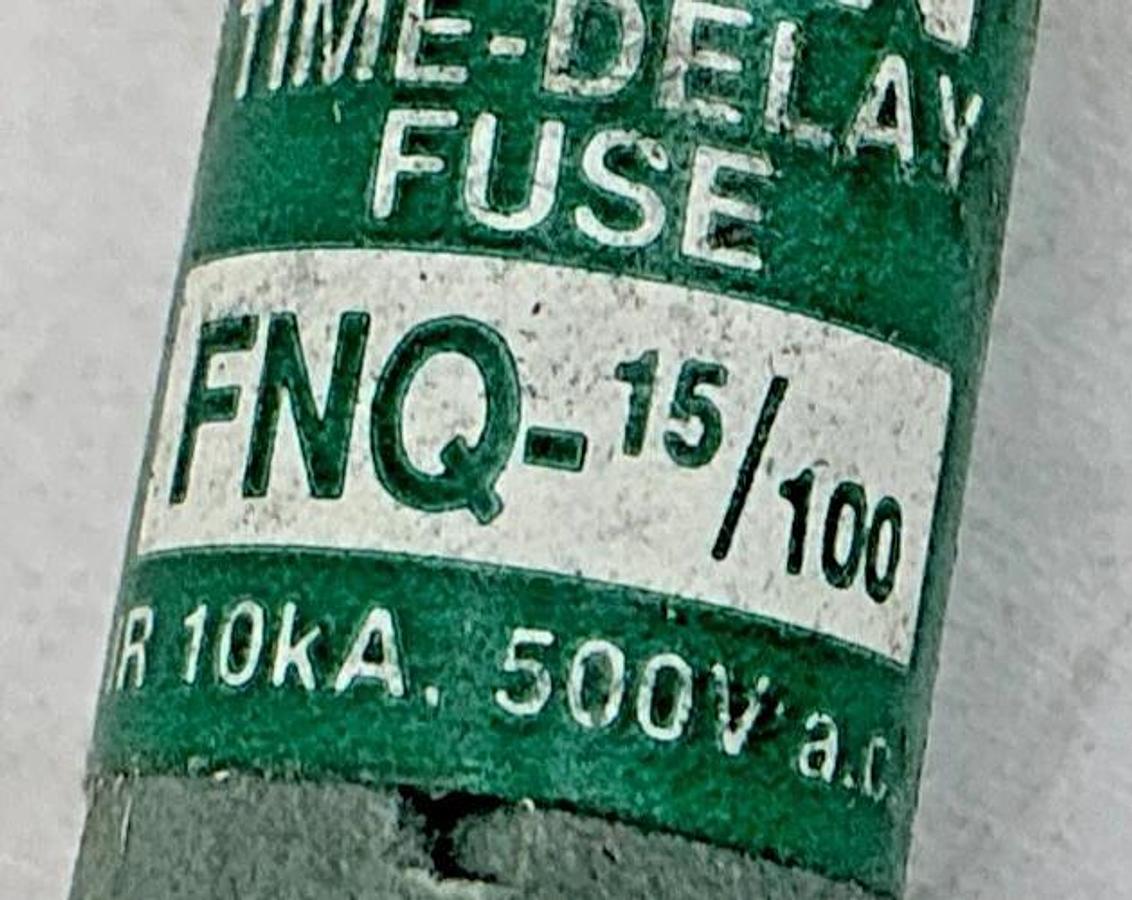 Lot of 7 New Bussmann FNQ-15/100 TRON Time-Delay Fuse 15/100A 500V