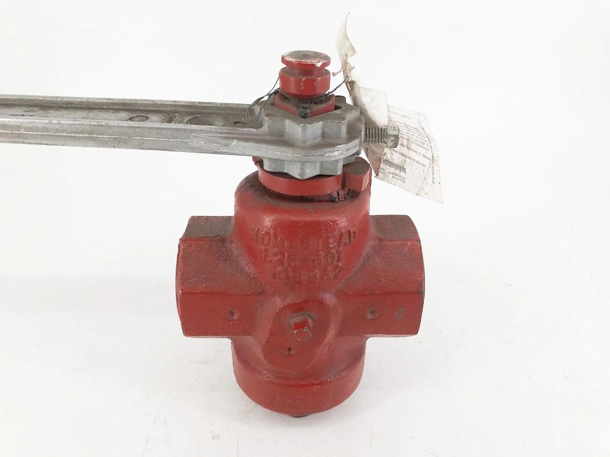 New Homestead 0601009012 Lubricated Plug Valve FIG 601 1-1/4" 200psi - No Box