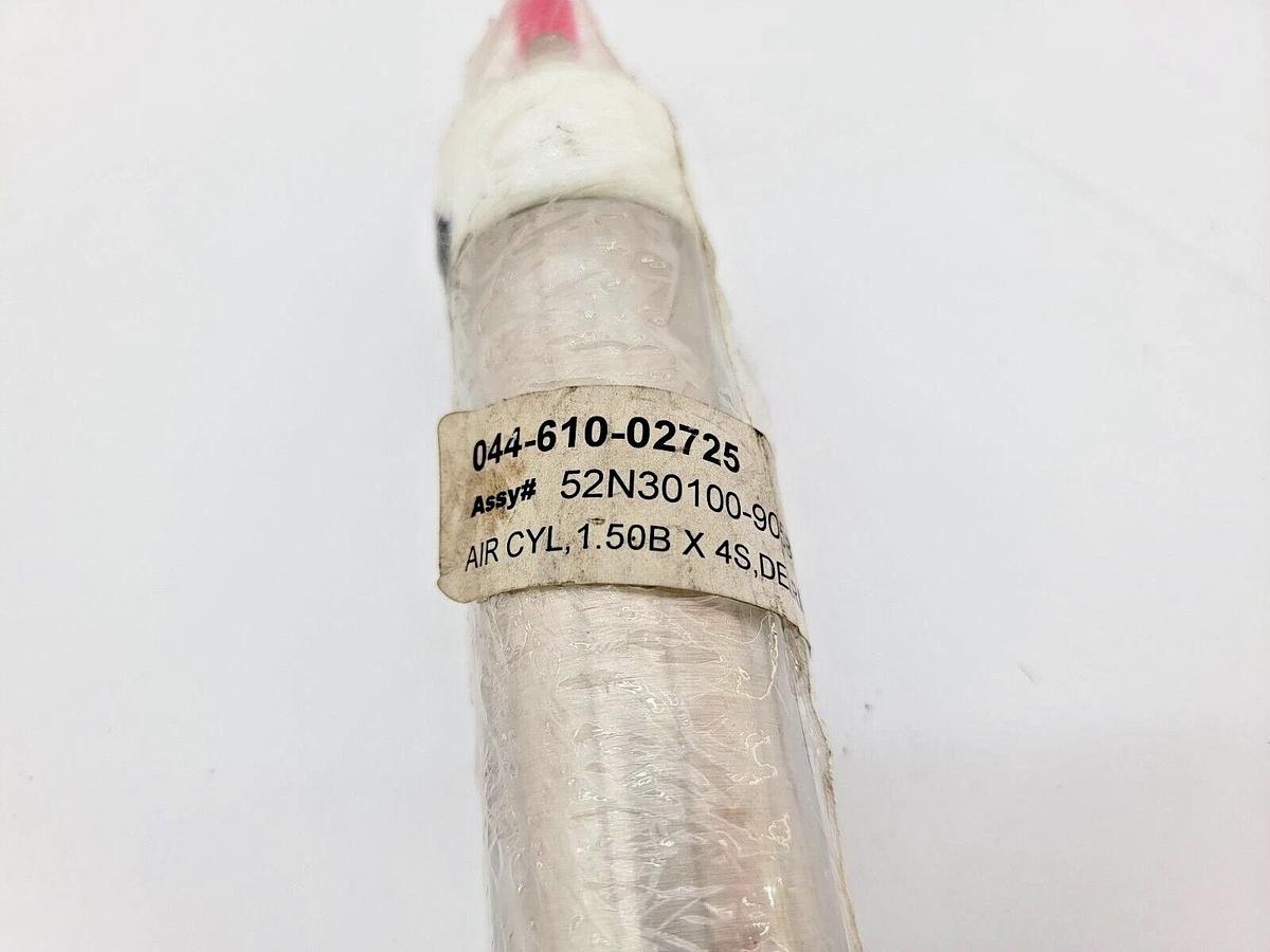 New Schrader Bellows 044-610-02725 Air Cylinder 1.5" Bore 4" Stroke Delrin Caps