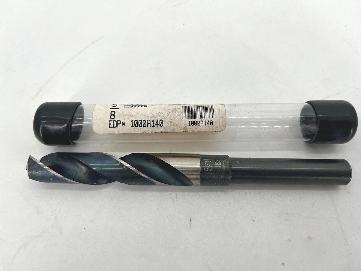 Drillco 1000A140 Drill Bit 5/8" High Speed Steel 1/2" Shank