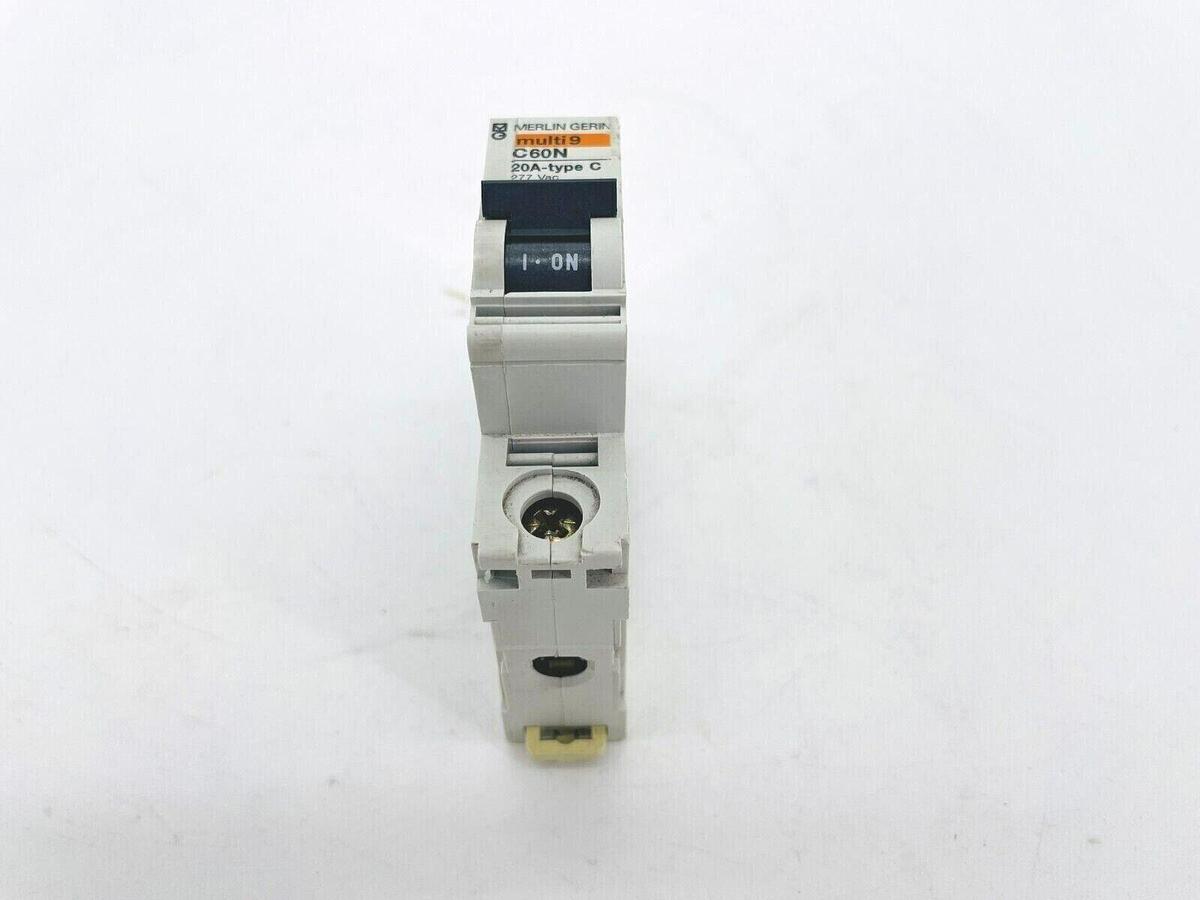 Used Merlin Gerin C60N Circuit Breaker 1P 20A 277VAC