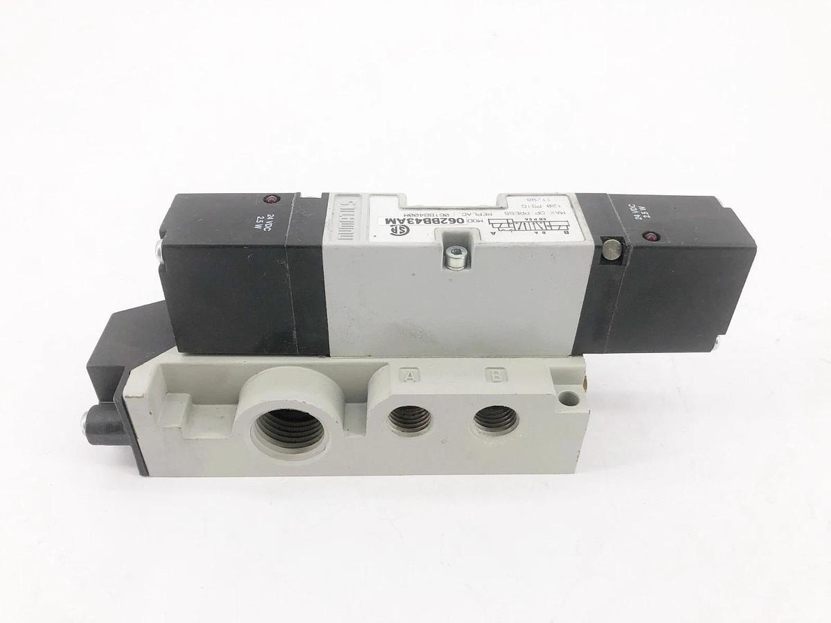 New Numatics 062BB43AM Solenoid Valve 120psig 24VDC 2.5W 061BB400M - No Box