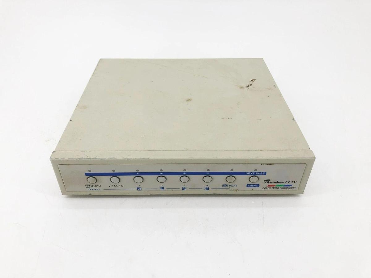 Used Rainbow CCTV Model QPCF Color Quad Processor 12VDC