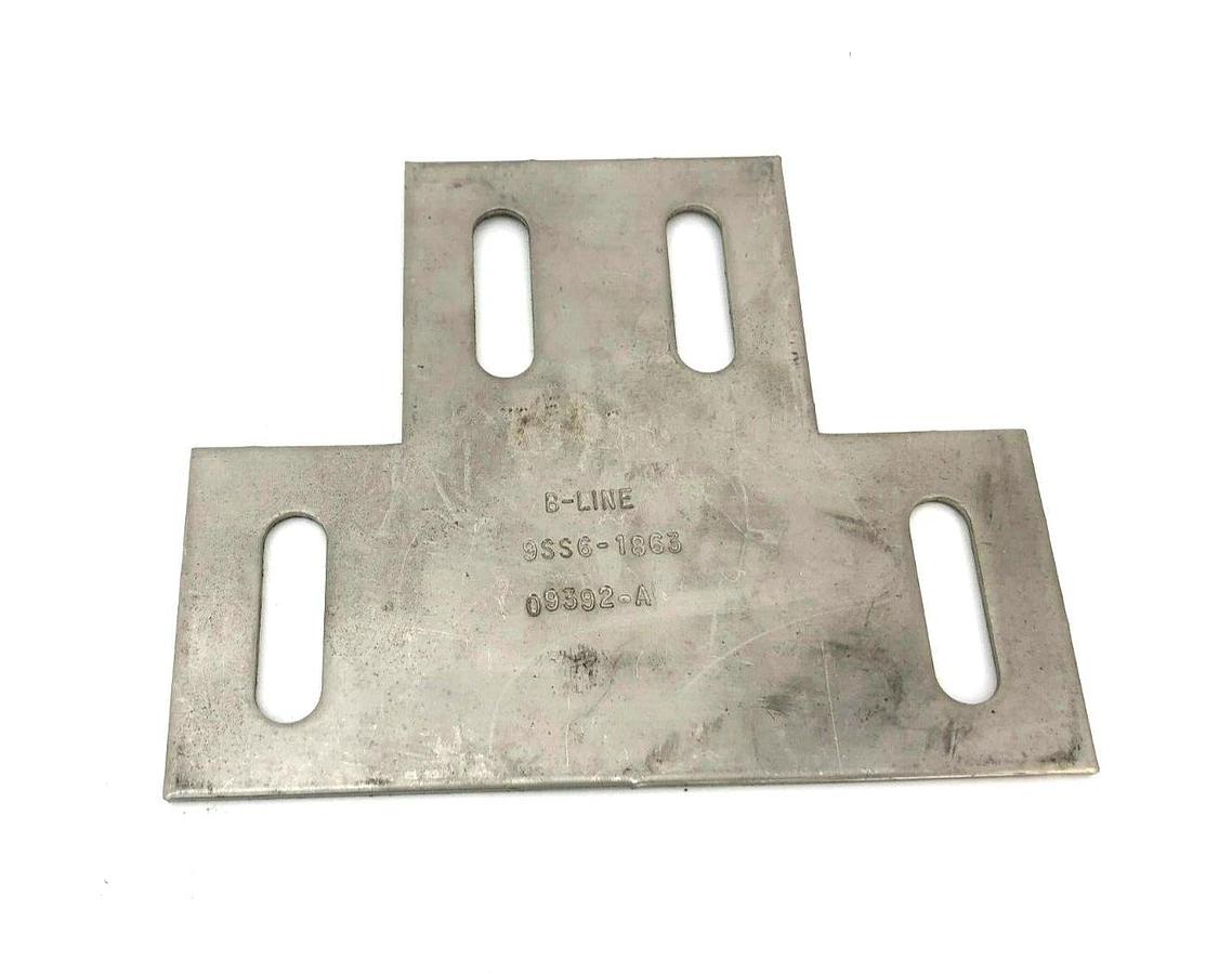 Lot of 5 New Cooper B-Line 9SS6-1863 Channel Reducer Plates 6" To 3" Width