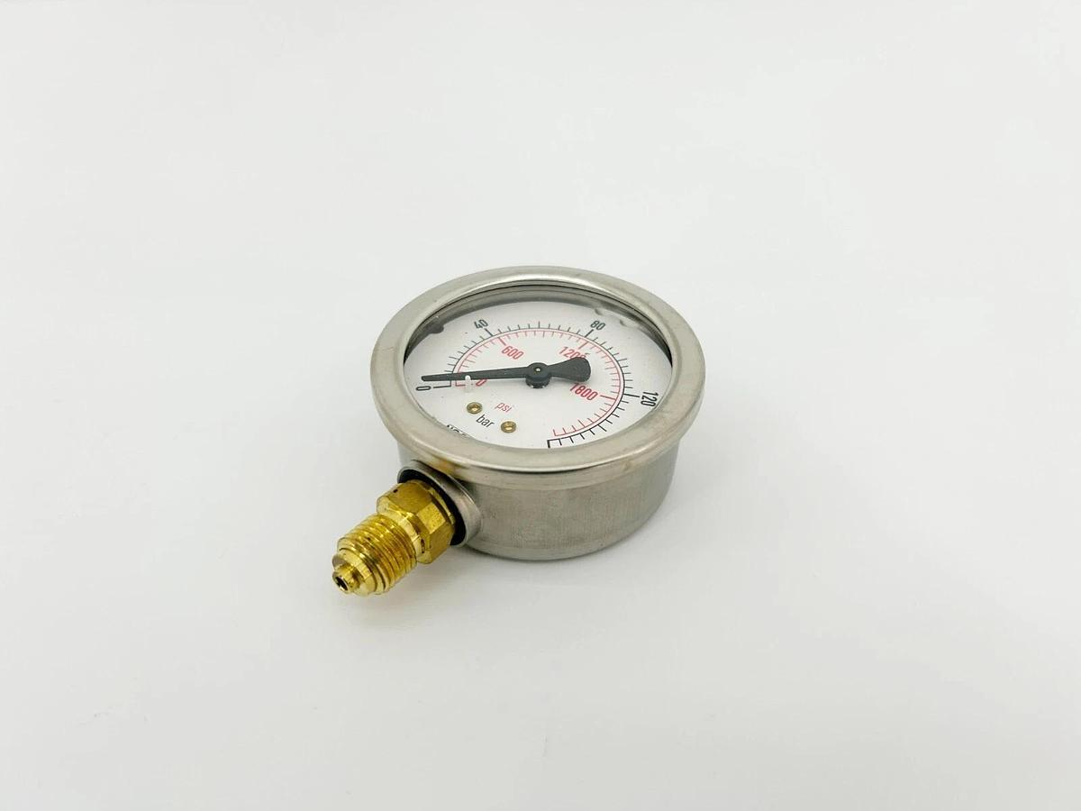 New NoShok 25-901-160-BAR/PSI-G1/4-DRY Pressure Gauge, 2000psi, 304SS