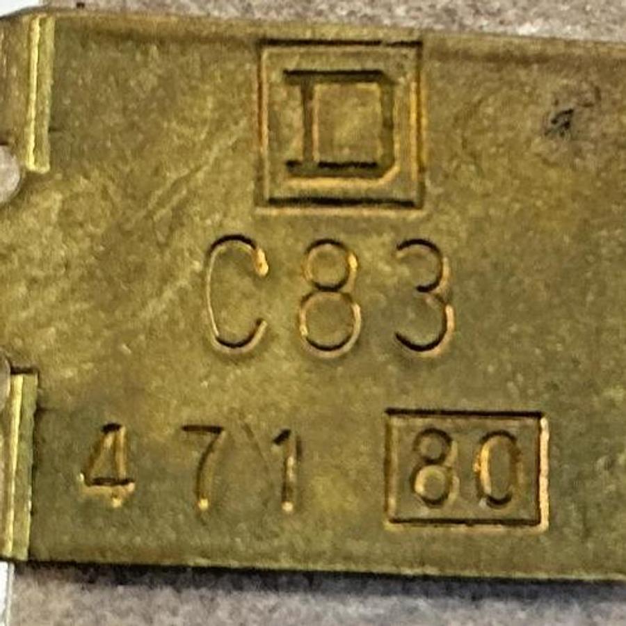 Used Lot of 4 Square D C83 Overload Relay Thermal Unit