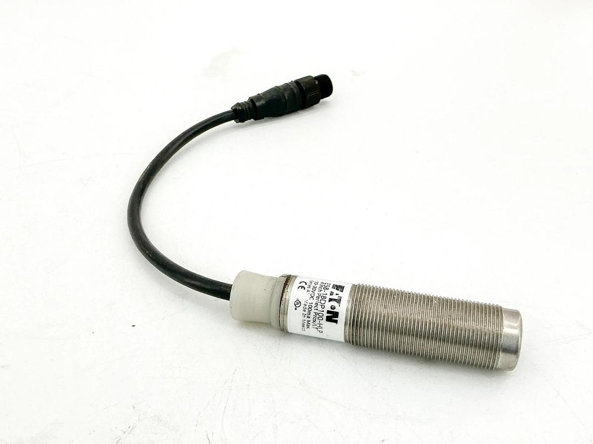 New Eaton E58-18DP100-HLP Photoelectric Sensor Tubular 10-30VDC 100mA - No Box