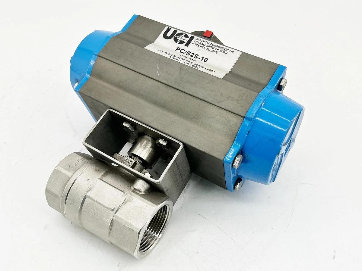 New Universal Components Inc. PC/S2S-10 Stainless Steel Actuated Valve
