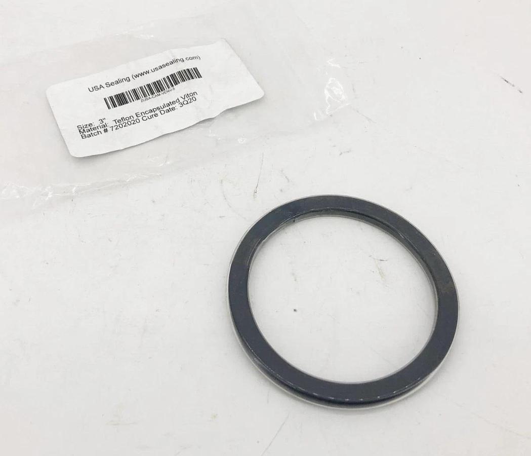 New USA Sealing ZUSA-CAM-VENV-3 Gasket 3" Teflon Encapsulated Viton
