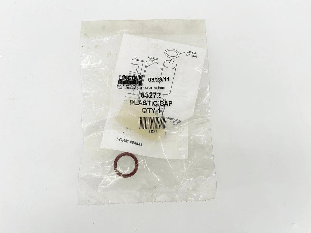 New Lot of 3 Lincoln 83272 Plastic Cap for SL-1 and SL-44 Injectors
