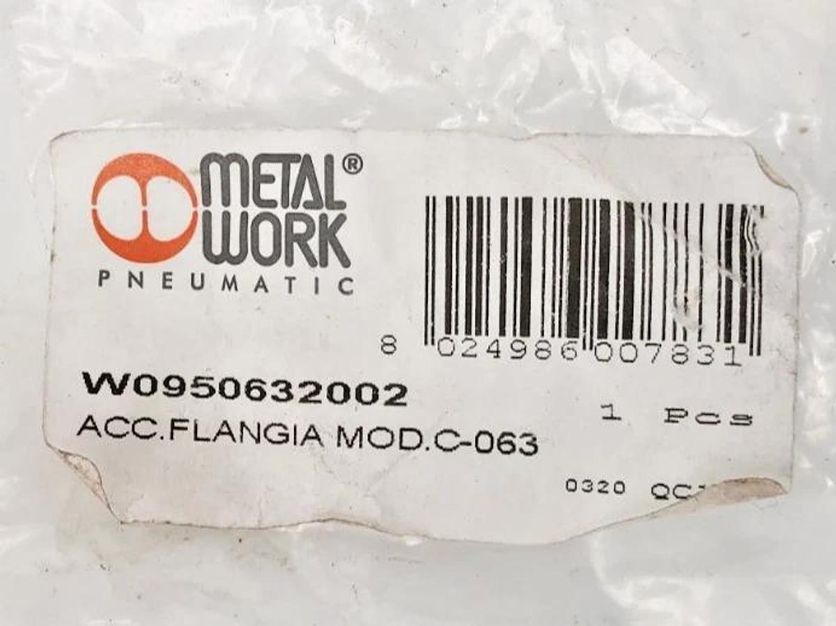 Lot of 2 New Metal Work W0950632002 Flange C-063 ISO15552 Ø 63mm