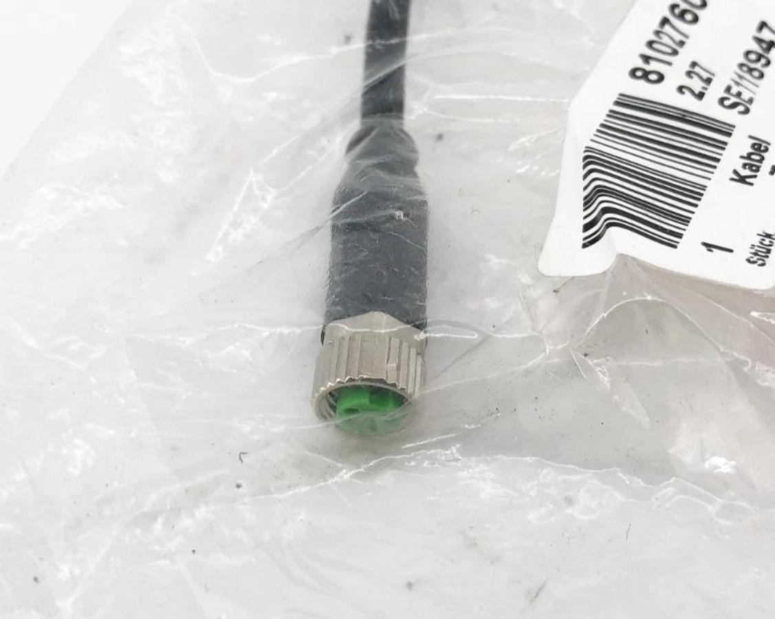 New Murr Elektronik 335922 T-Coupler 2x M12 Female 3P with Cable 30VAC/DC 4A