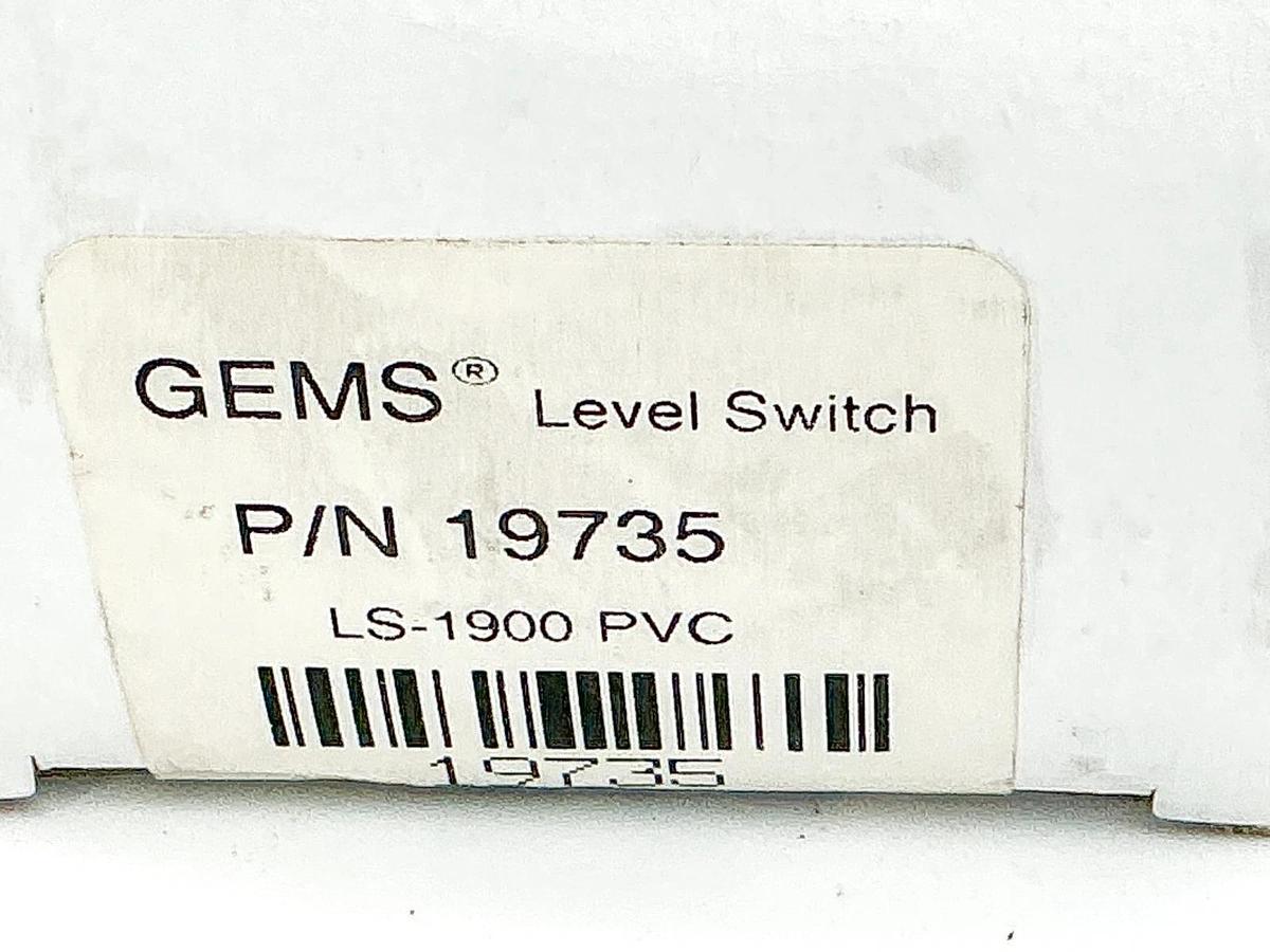 New GEMS 19735 Level Sensor 20VA 120/240V 1A LS-19735 PVC