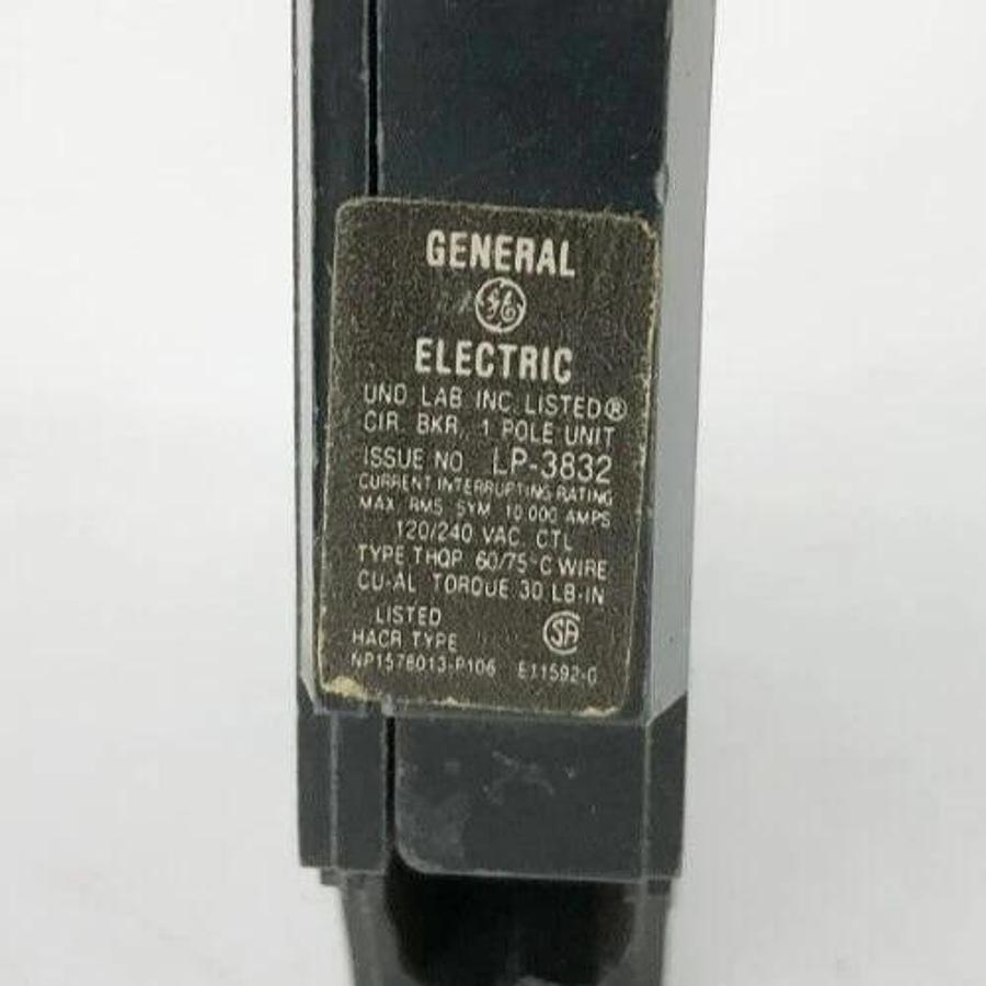 Used Lot of 4 GE General Electric THQP130 Circuit Breakers 30A 120/240V 1 Pole